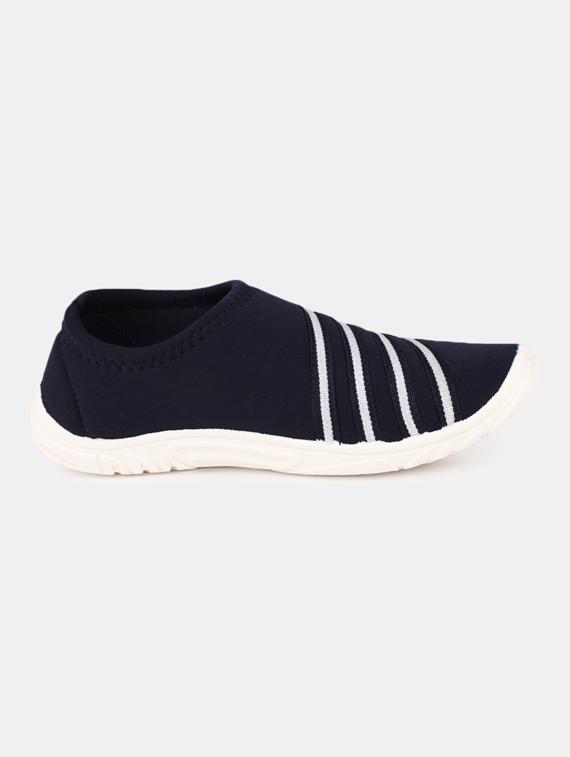 blue slip on casual shoes - 20045418 - Standard Image - 1