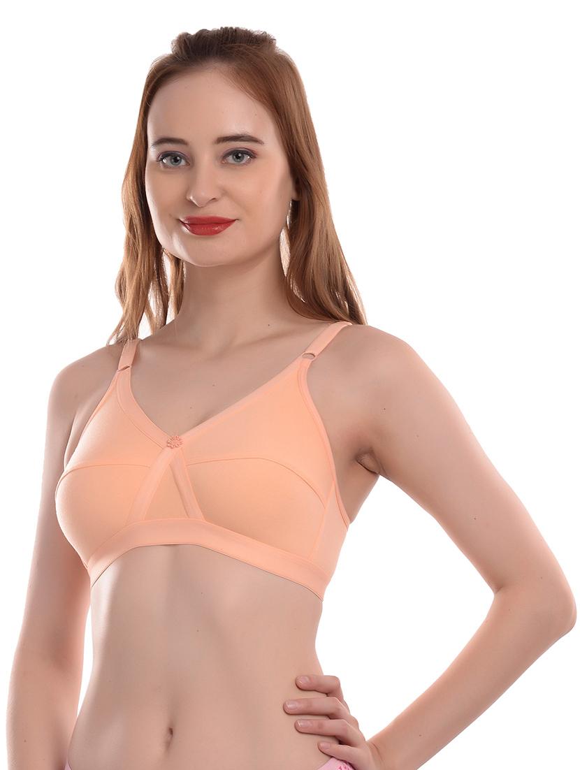 orange hosiery regular bra - 20046001 - Standard Image - 1