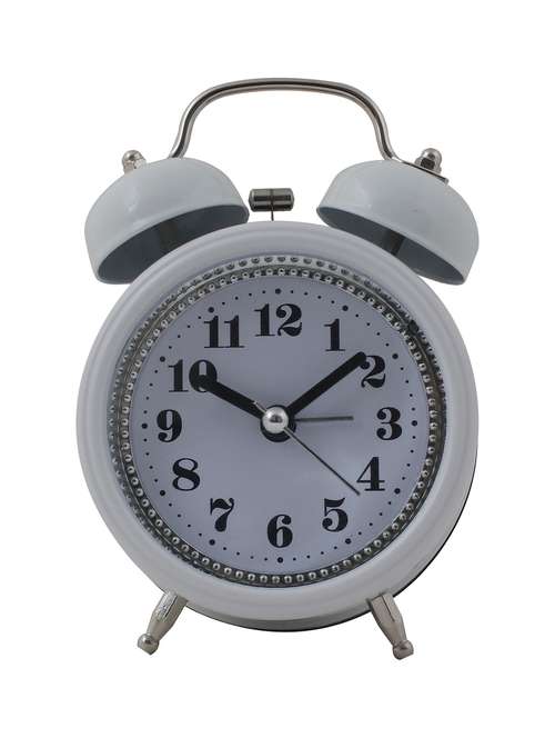 sigaram grey color 9 x 12cm analog table clock k3090 - 20047551 - Standard Image - 0