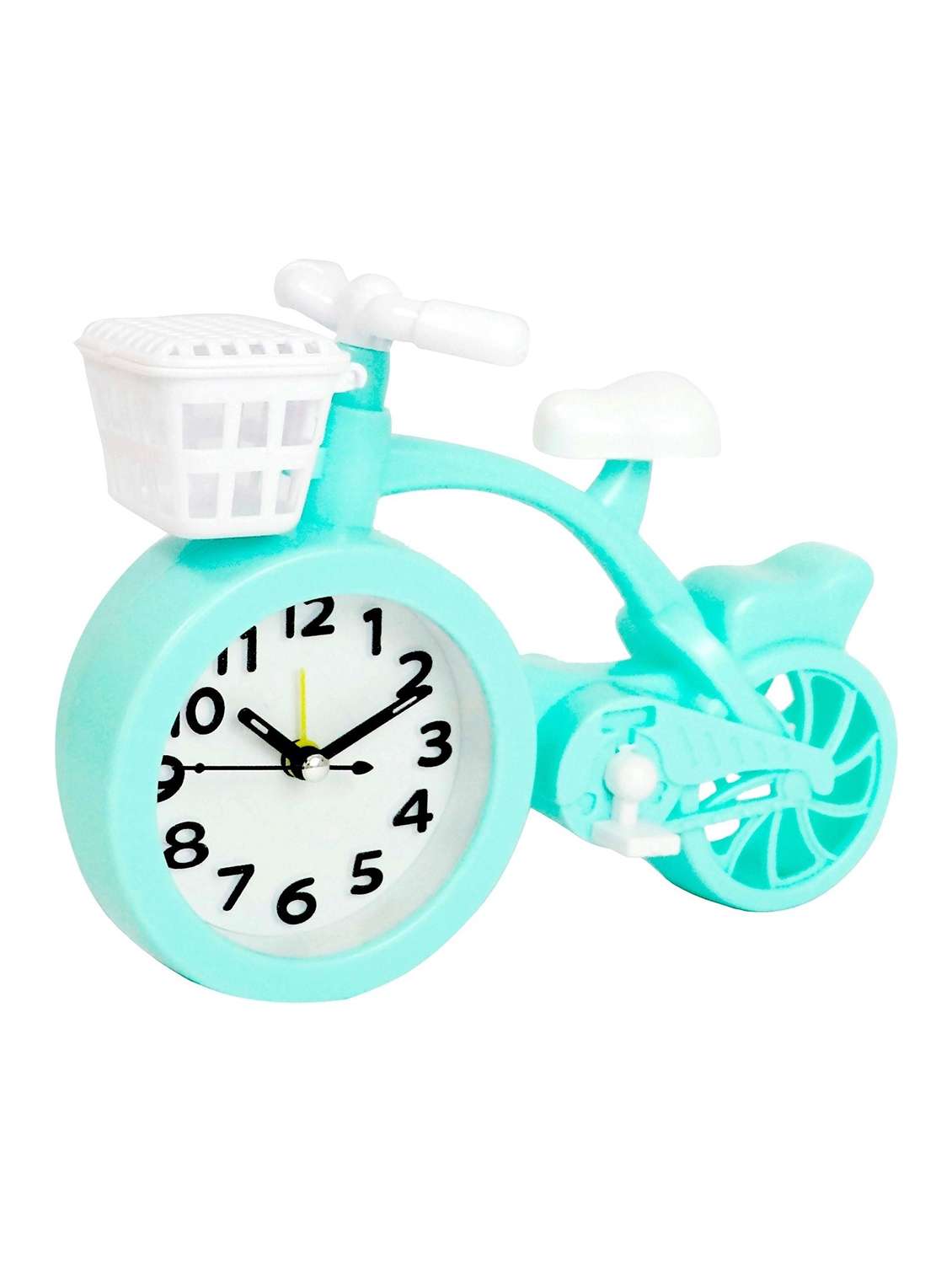 sigaram pack of 2 blue analog cycle table clock with alarm k1780 - 20047557 - Zoom Image - 0