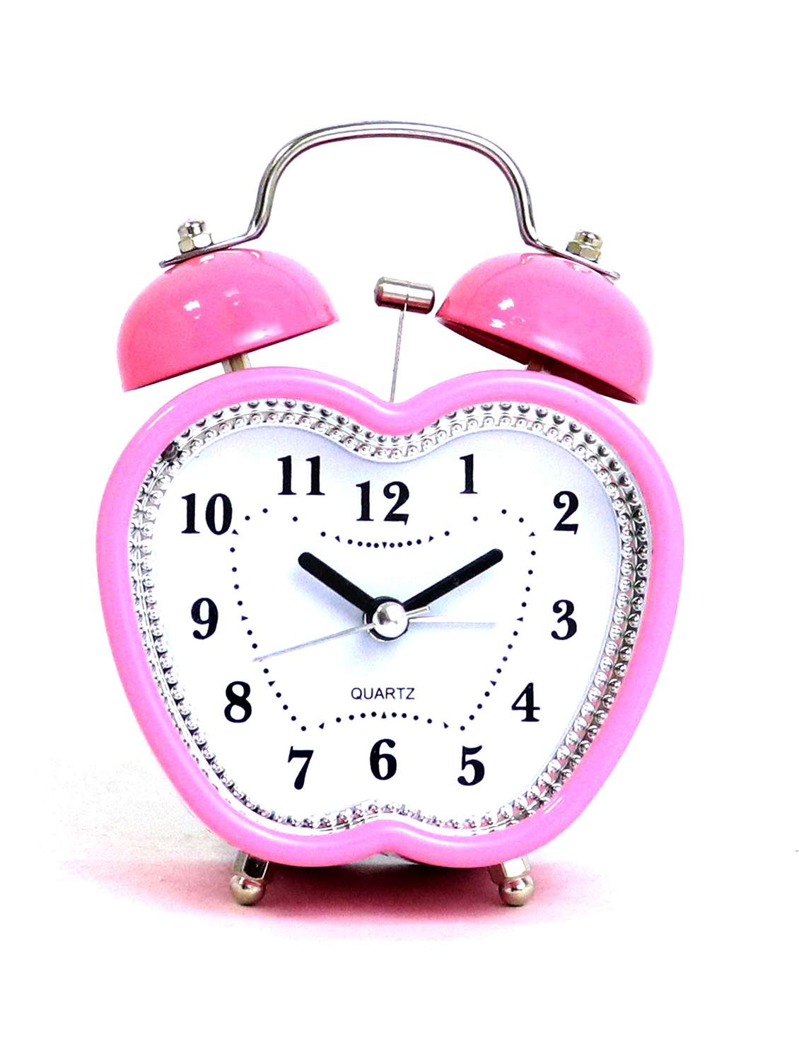 sigaram table clock metal apple pink