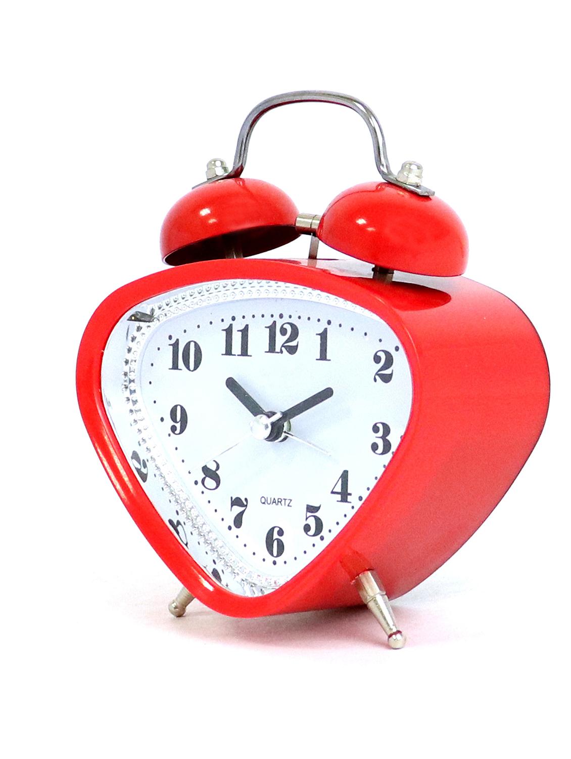 sigaram table clock metal tri red - 20047652 -  Standard Image - 1
