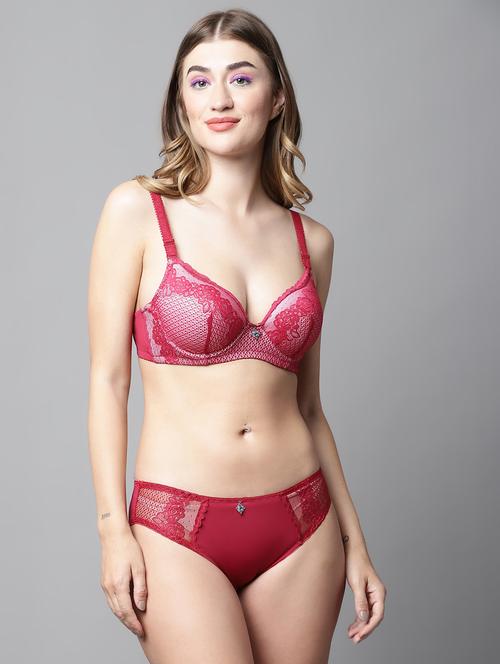 prettycat laced bra and panty set - 20050036 - Standard Image - 0