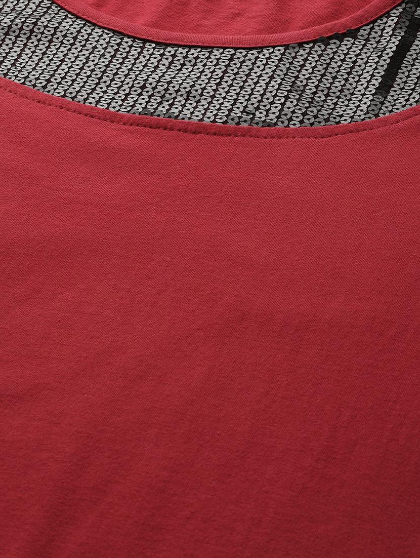 women's straight round neck top - 20050319 - Standard Image - 4