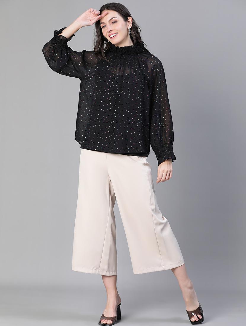 women's straight mock neck top - 20051443 - Standard Image - 4
