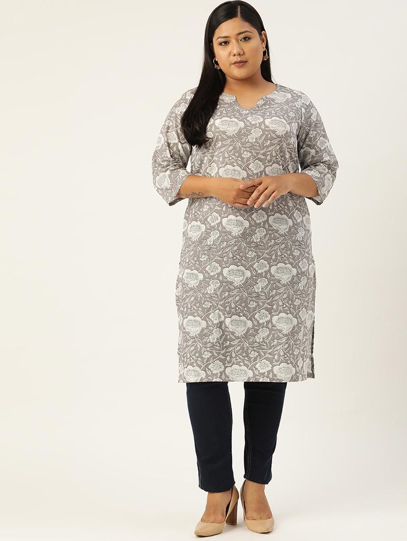 women's straight kurta - 20051826 - Zoom Image - 0
