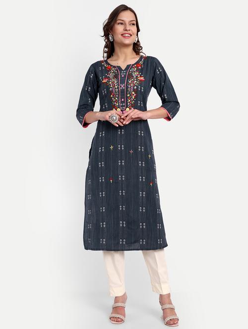women's straight kurta - 20051925 - Standard Image - 0