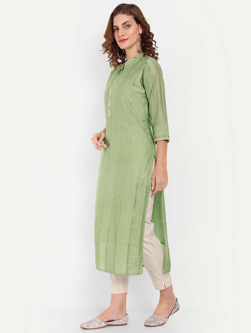 women's straight kurta - 20051953 -  Standard Image - 1