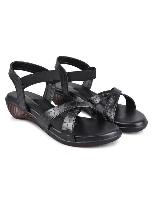 dollphin women flat sandal with elastic strappy for party wear - 20052070 - Standard Image - 0
