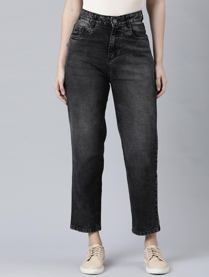 women's plain mom fit jeans - 20052153 - Zoom Image - 0