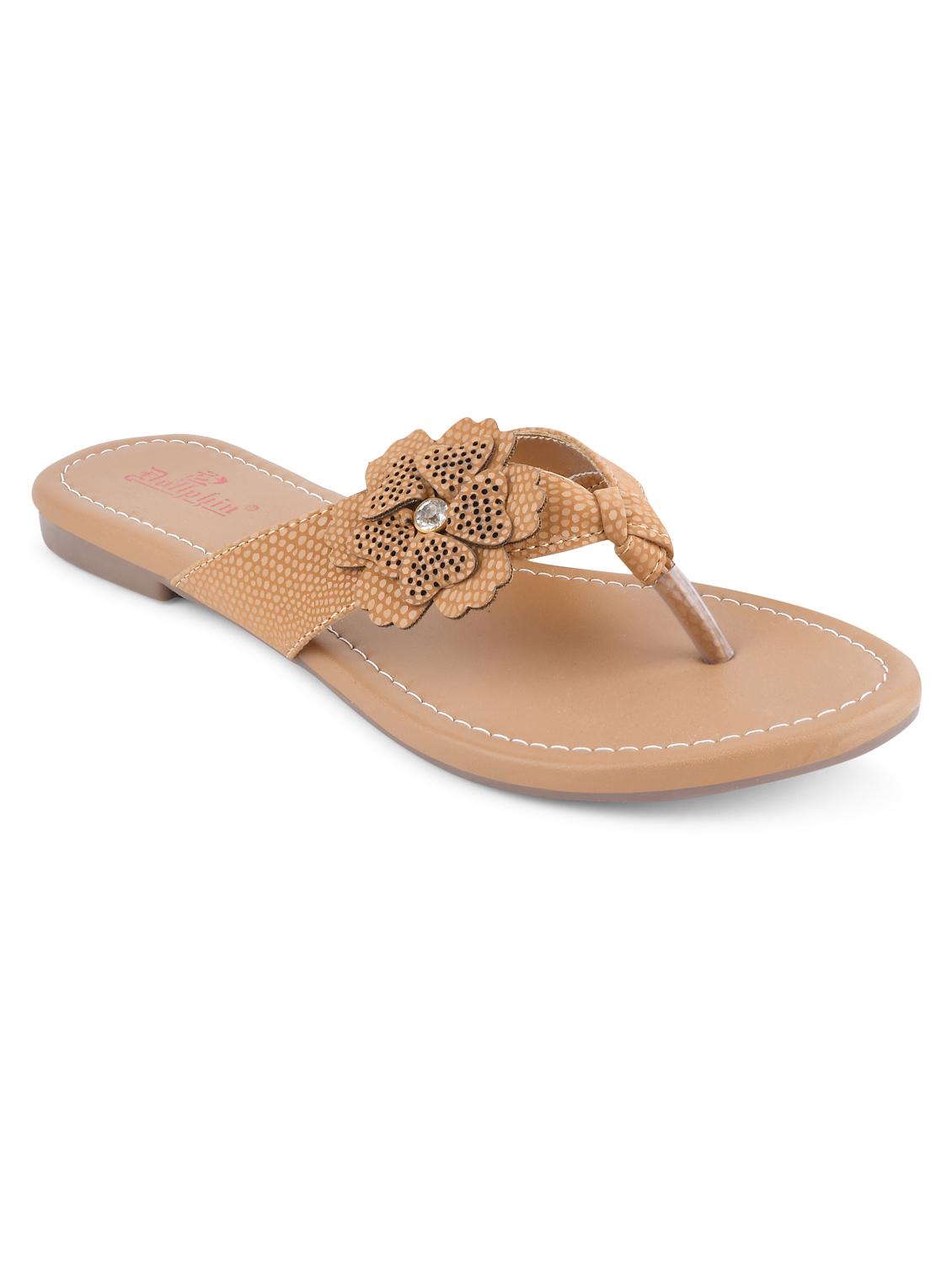 beige pu slip on sandals - 20053035 -  Standard Image - 1