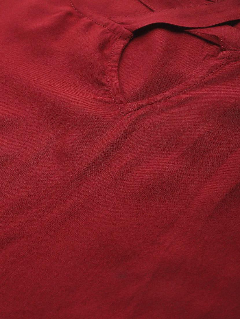 women's straight x neck top - 20053055 - Standard Image - 4
