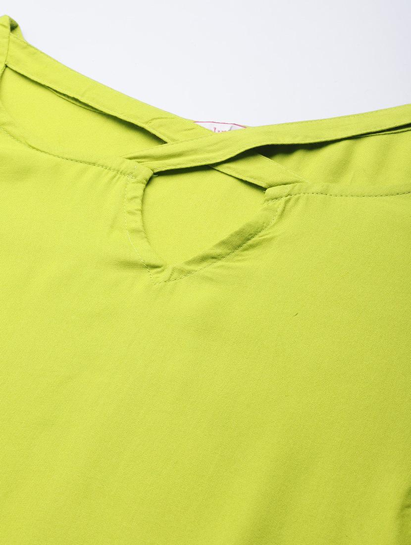 women's a line x neck top - 20053062 - Standard Image - 4