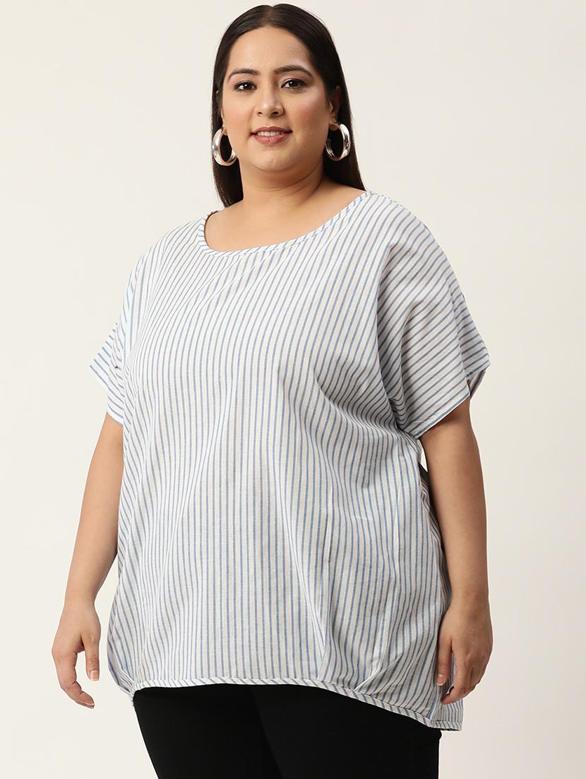 women's straight round neck top - 20053262 -  Standard Image - 1