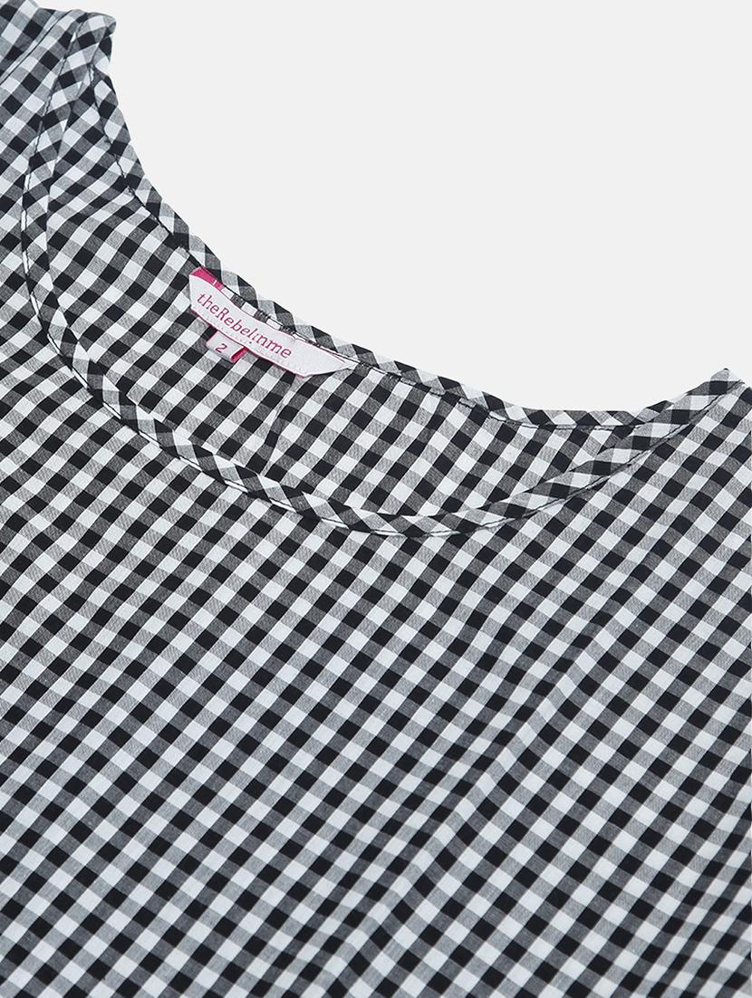women's straight round neck top - 20053264 - Standard Image - 4