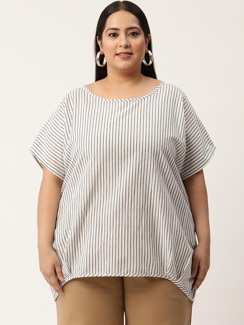 women's straight round neck top - 20053265 -  Zoom Image - 0
