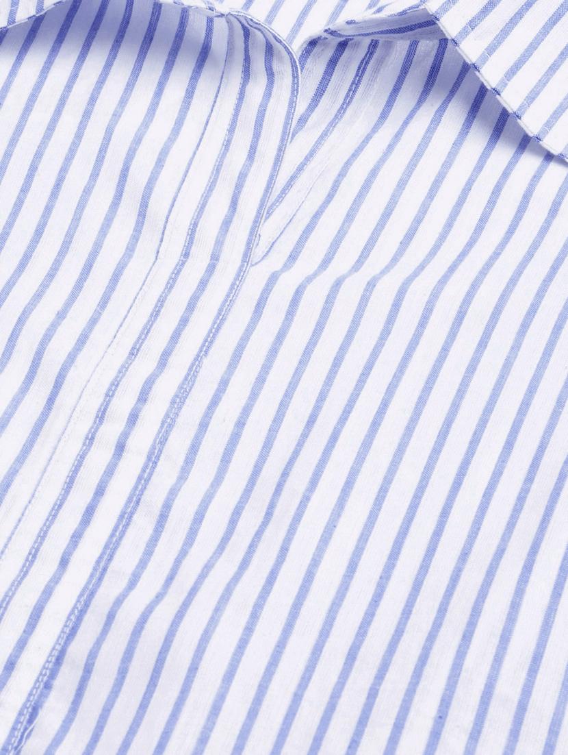 women's straight collared top - 20055571 - Standard Image - 4