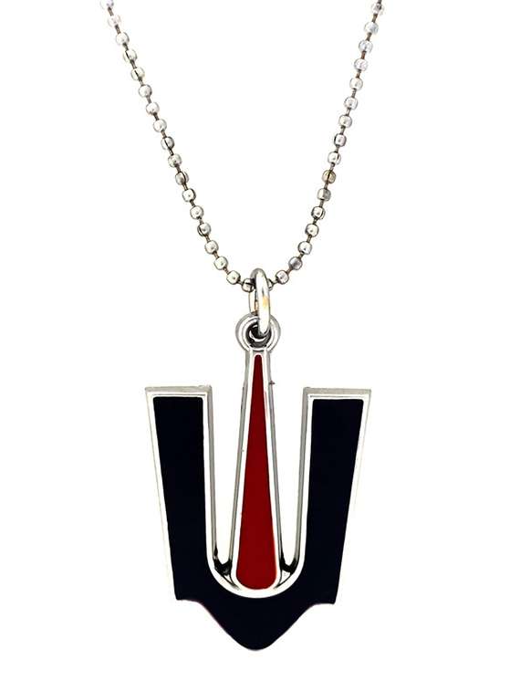 black stainless steel pendant - 20055692 -  Standard Image - 1