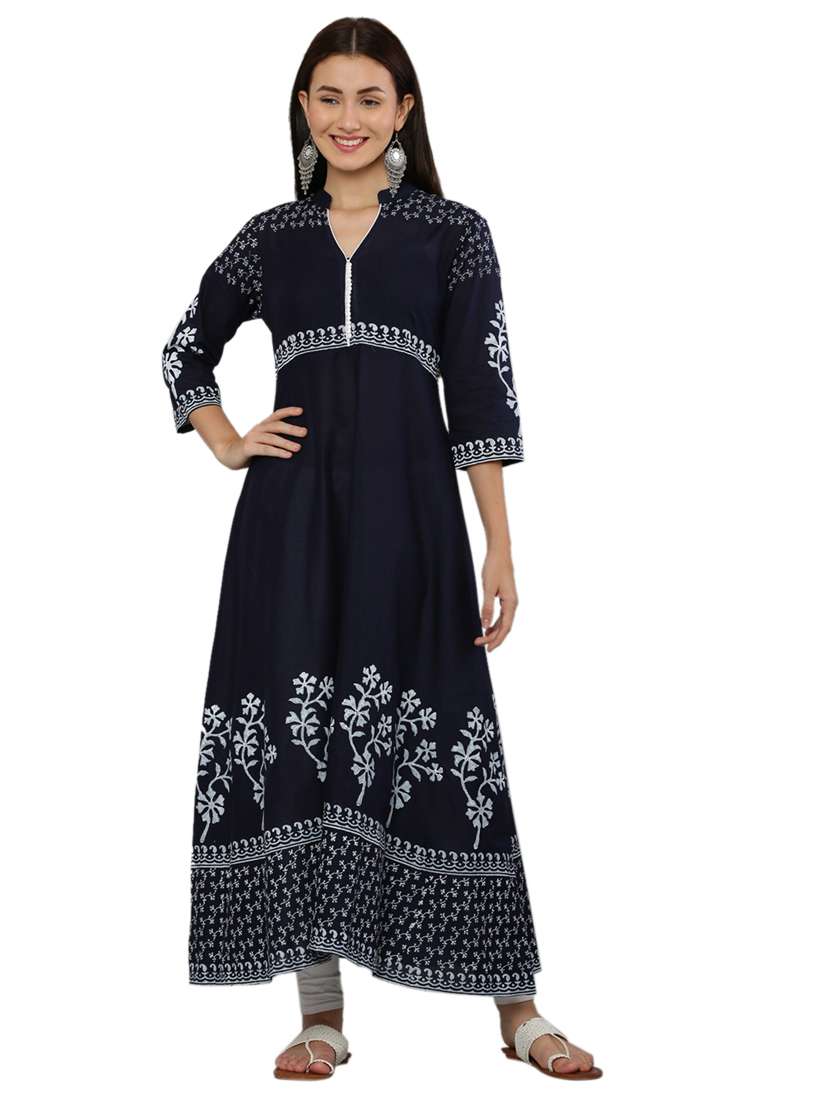 women's flared kurta