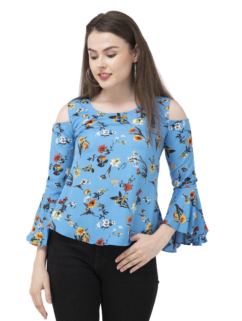 women's straight round neck top - 20056093 -  Zoom Image - 0