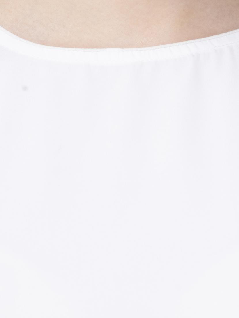 women's straight round neck top - 20056094 - Standard Image - 4