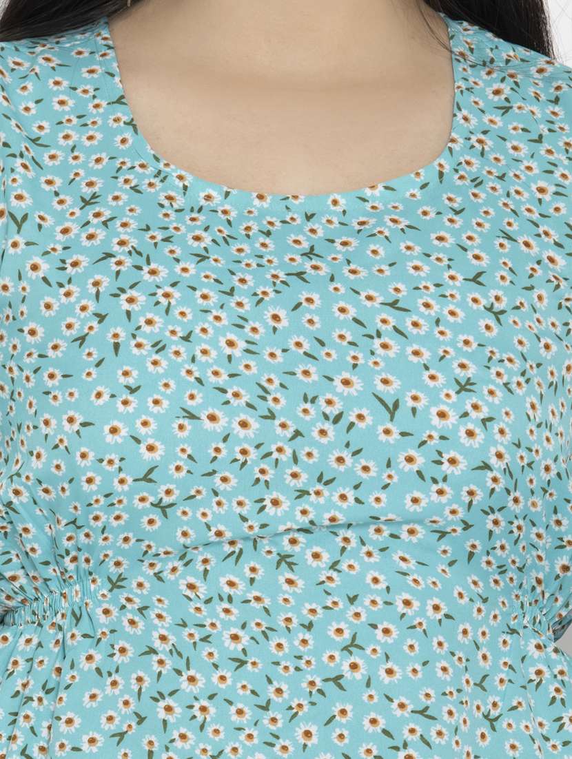 women's straight round neck top - 20056106 -  Standard Image - 4