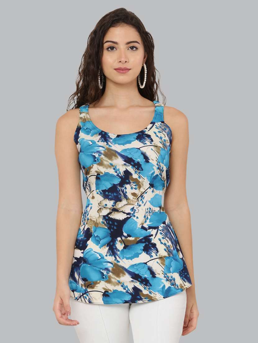 women's straight shoulder strap top - 20056122 -  Standard Image - 1