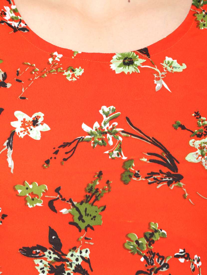 women's straight round neck top - 20056129 -  Standard Image - 4