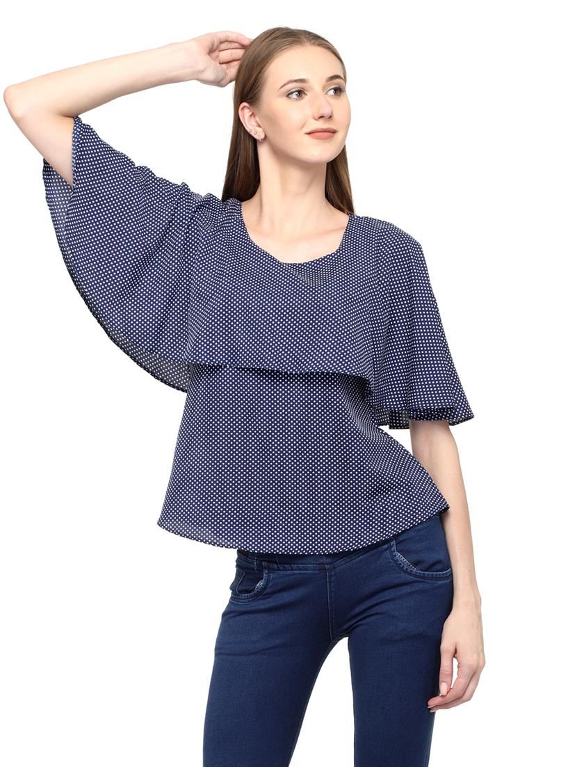 women's layered round neck top - 20056134 - Zoom Image - 0