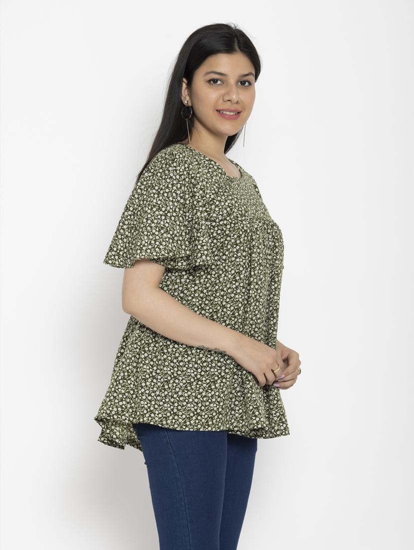 women's straight round neck top - 20056145 -  Standard Image - 1