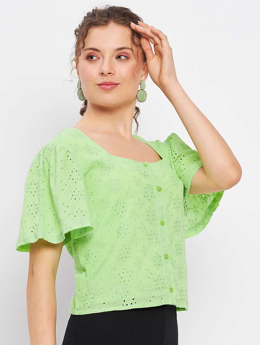 women's straight square neck top - 20056164 -  Standard Image - 1