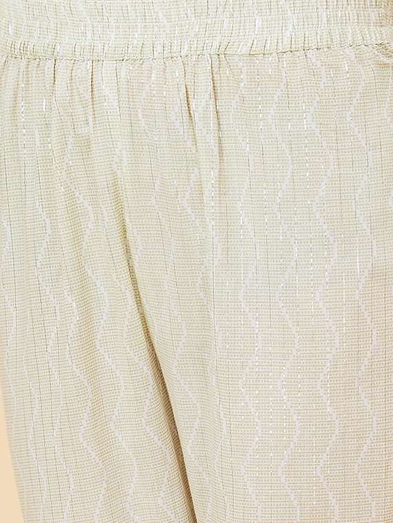 women white kurta pant set - 20056386 -  Standard Image - 6