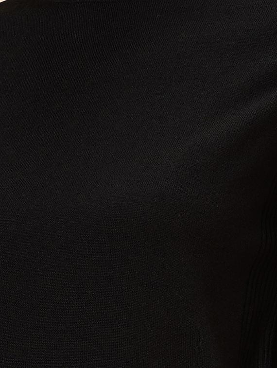 round neck solid regular pullover - 20056420 - Standard Image - 4
