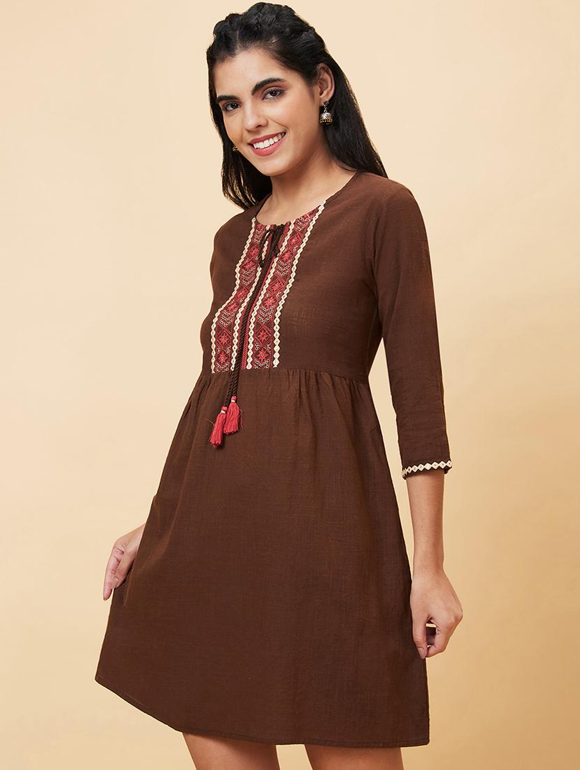 women's fit & flare mini dress - 20056442 -  Standard Image - 1