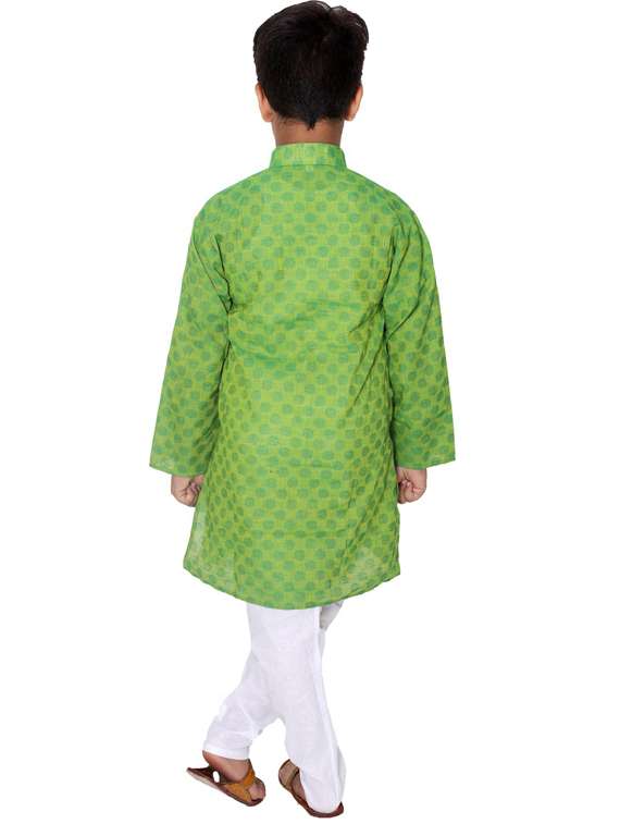 boys self design kurta pajama set - 20057650 -  Standard Image - 1