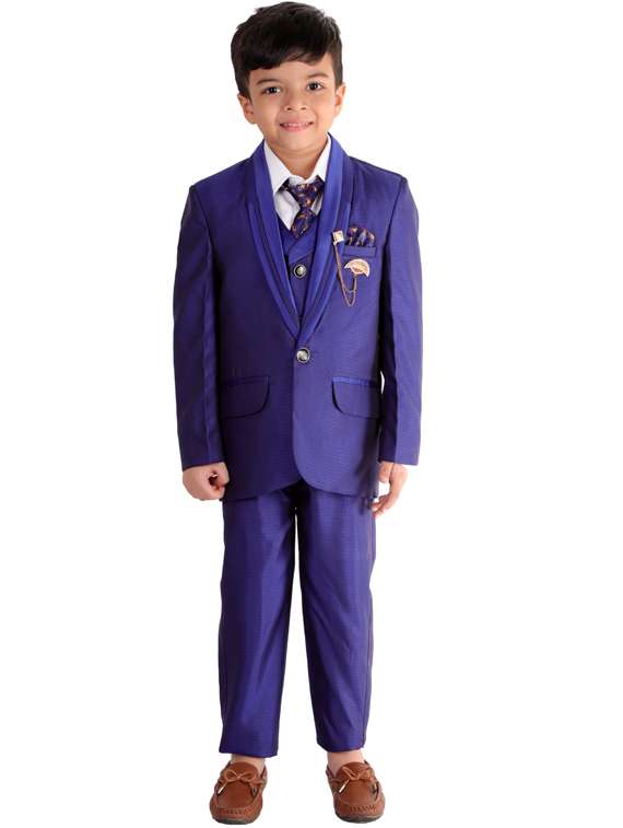 boys solids suit sets