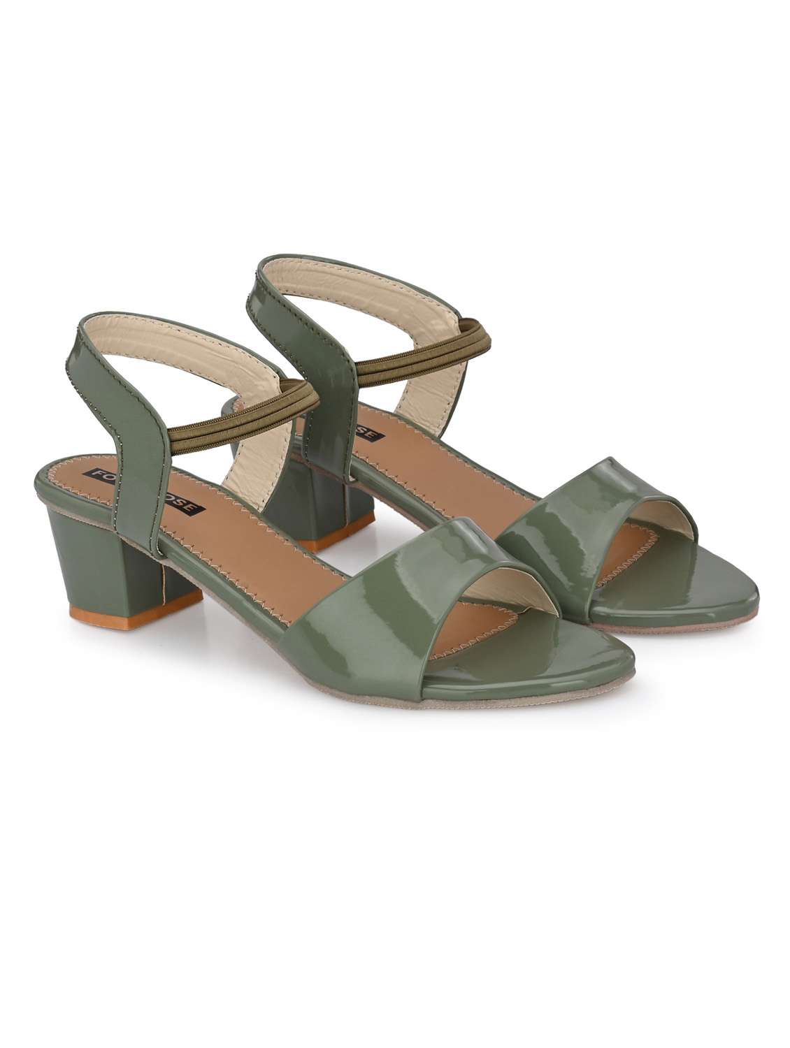 women back strap block heel sandal - 20058699 -  Standard Image - 1