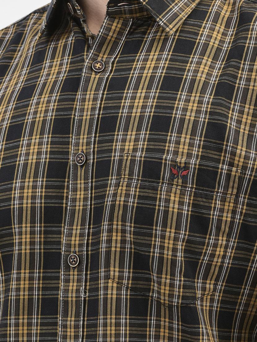 mens checks casual shirt - 20059130 - Standard Image - 4