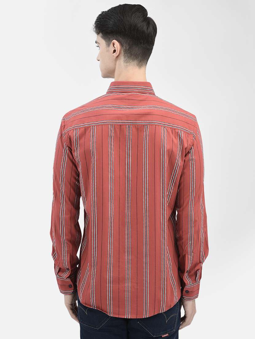 mens stripes casual shirt - 20059167 - Standard Image - 1