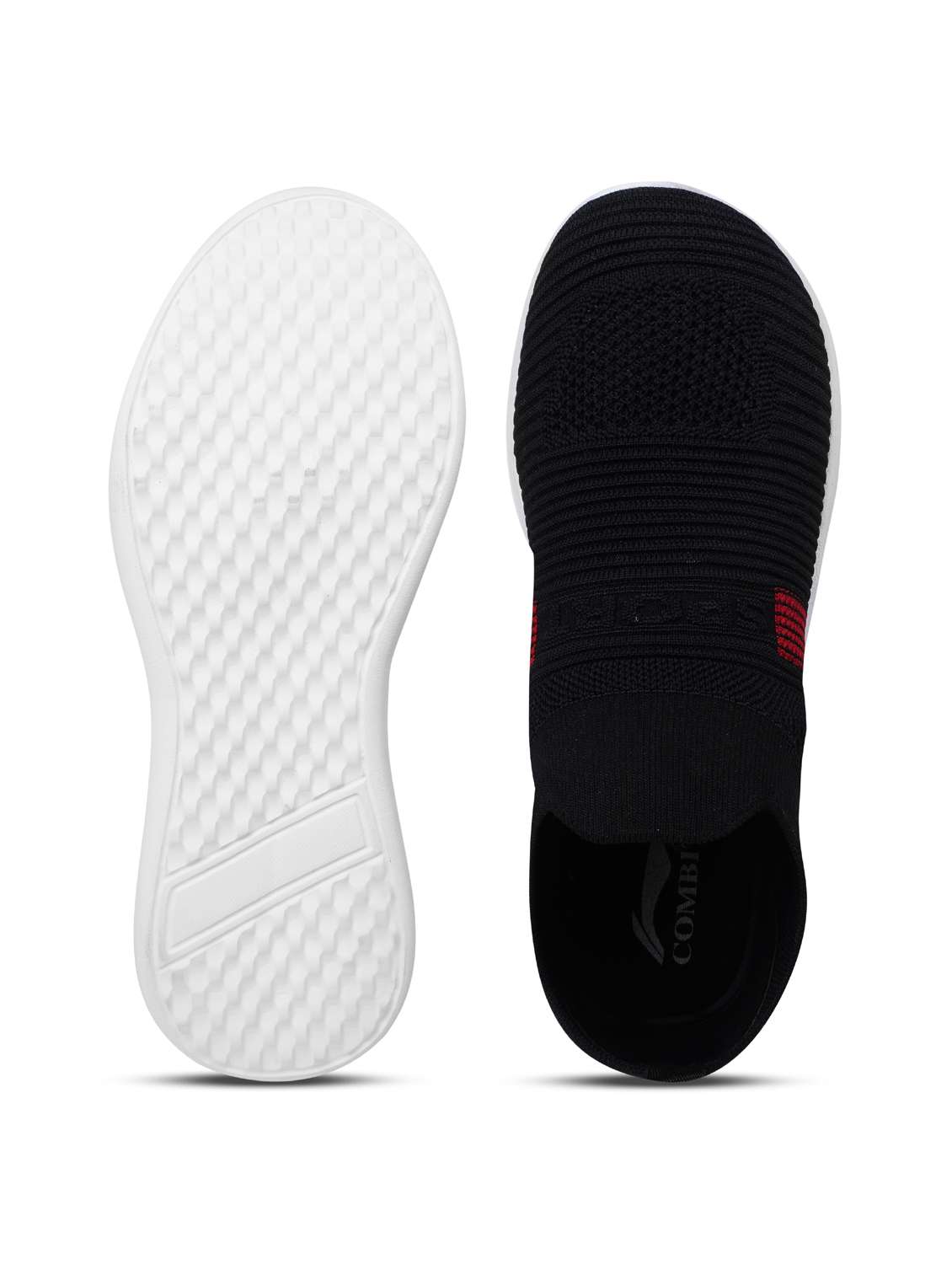 black slip on sport shoes - 20059177 -  Standard Image - 4