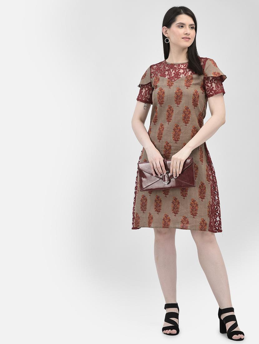 women's floral dress - 20059948 - Standard Image - 4