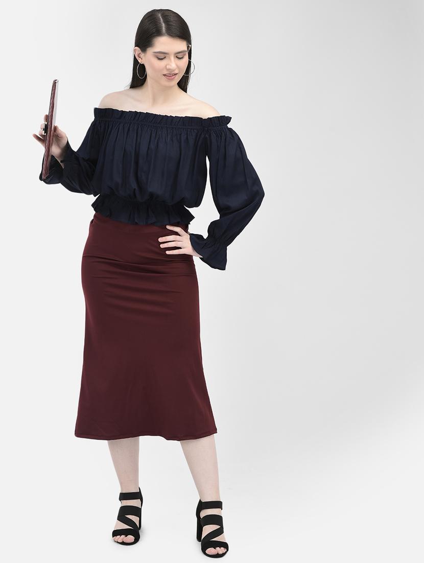 women's crop off shoulder top - 20060010 - Standard Image - 4
