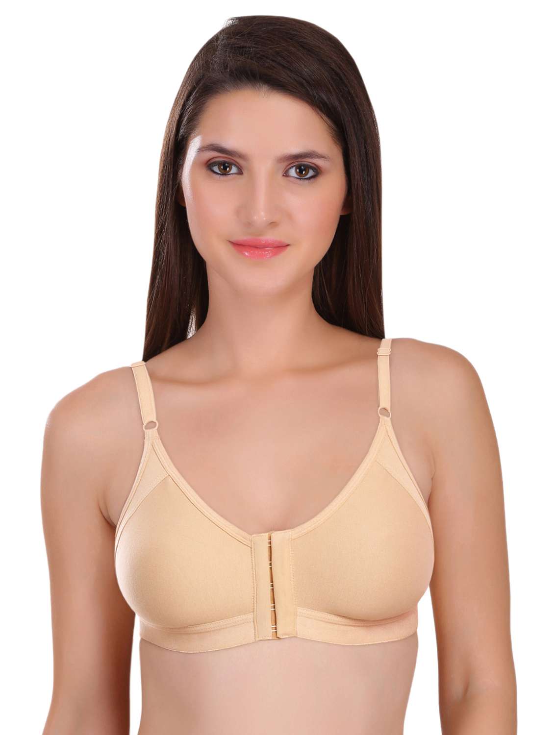 pack of 3 solid non-wired t-shirt bra - 20060028 -  Standard Image - 1