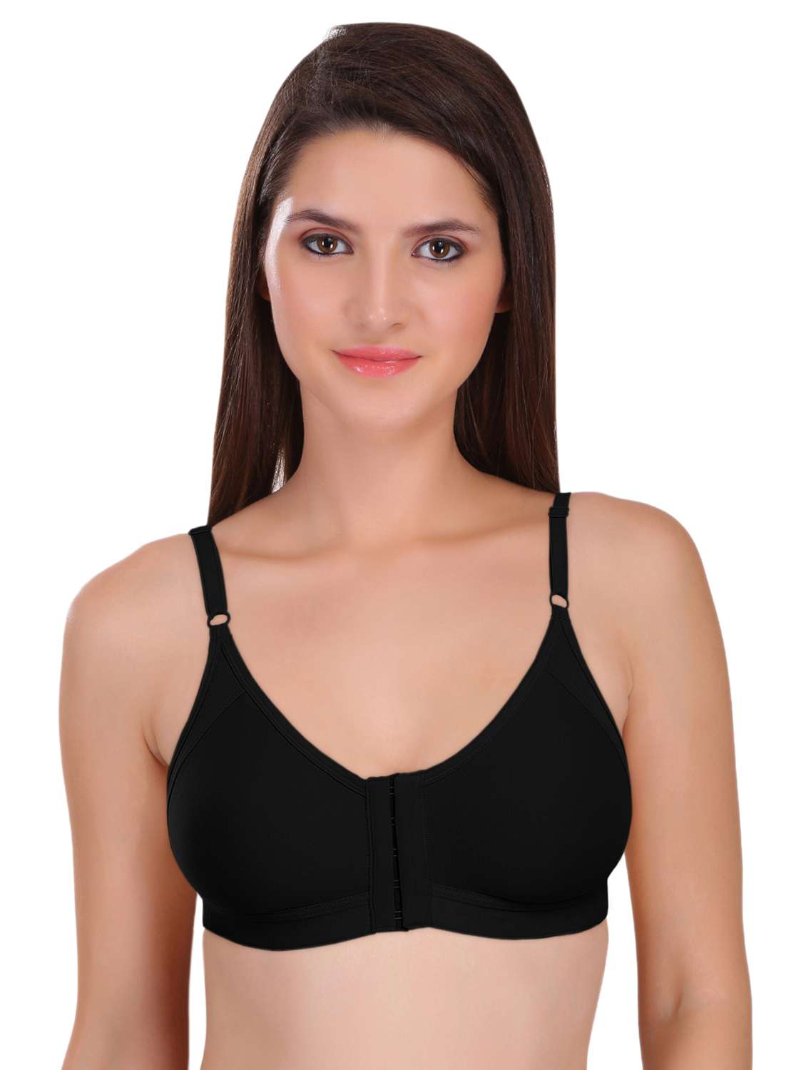 pack of 3 solid non-wired t-shirt bra - 20060029 -  Standard Image - 1