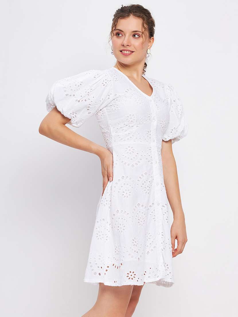 women's fit & flare mini dress - 20060061 -  Standard Image - 1