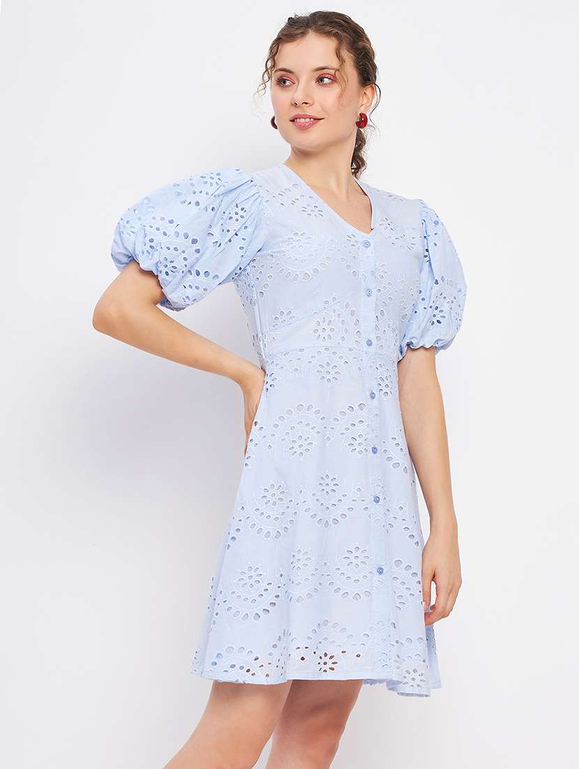 women's fit & flare mini dress - 20060062 -  Standard Image - 1