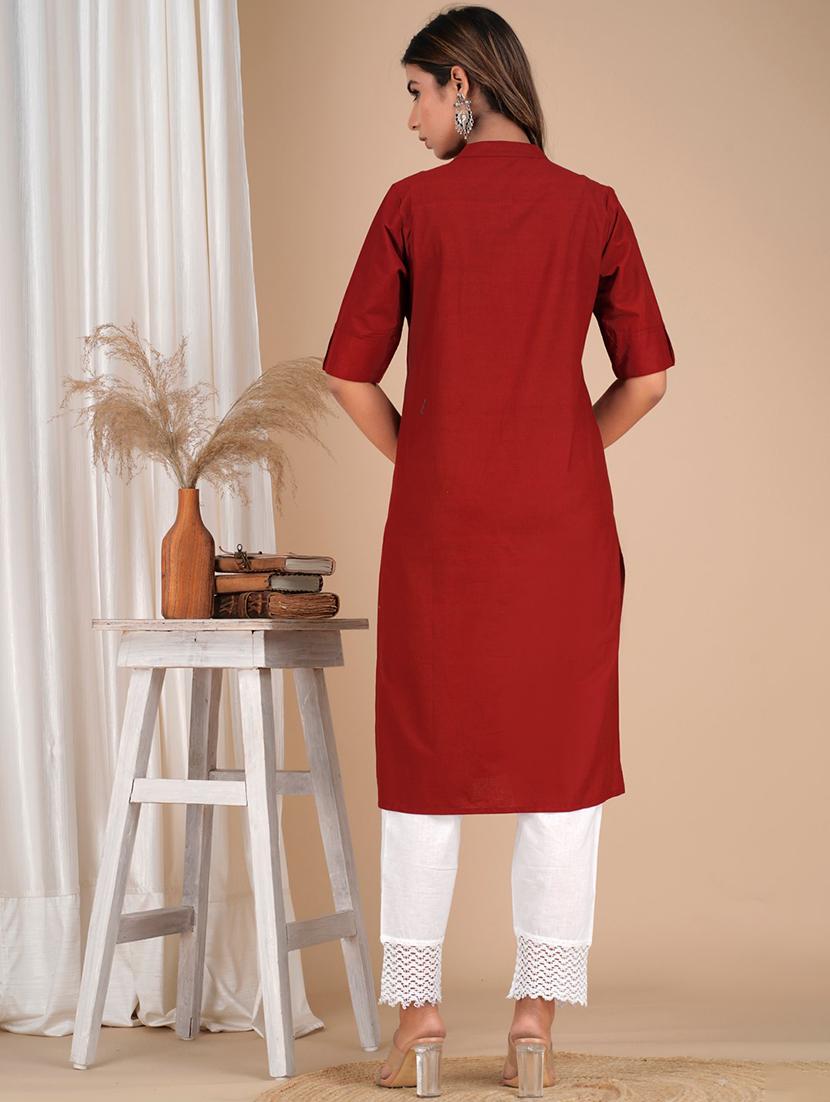 women's straight kurta - 20060177 - Standard Image - 1