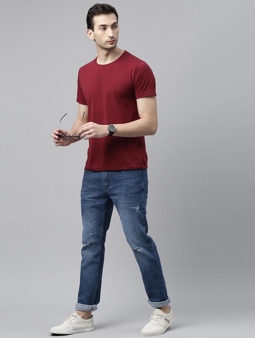 mens slim fit distressed jeans - 20060318 - Standard Image - 4