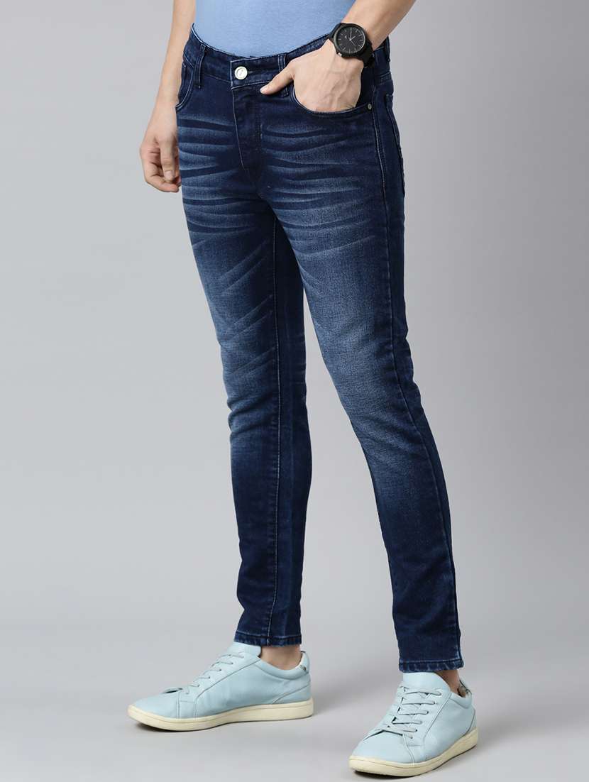 mens slim fit plain jeans - 20060357 -  Standard Image - 1