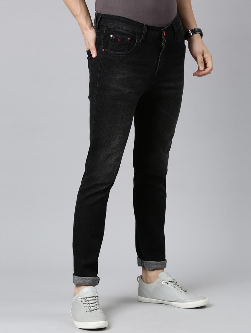 mens slim fit plain jeans - 20060361 - Standard Image - 1